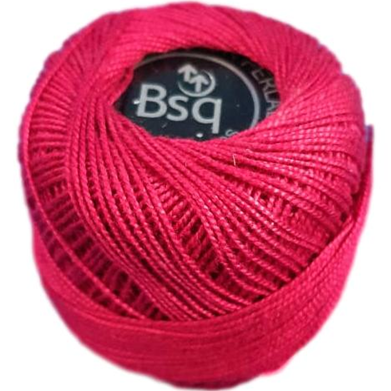 CAJA 10 UNIDADES HILO PERLE COLOR BURDEO 1