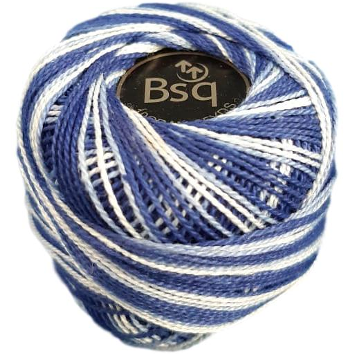 CAJA 10 UNIDADES HILO PERLE COLOR MATIZADO AZUL 1