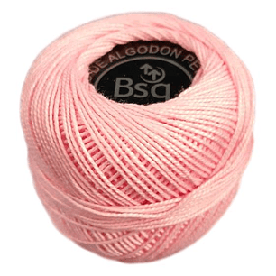 CAJA 10 UNIDADES HILO PERLE COLOR ROSADO