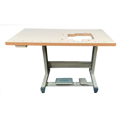 Mueble para Máquina Overlock Industrial – Motor Directo / Adaptable a Motor de Embrague