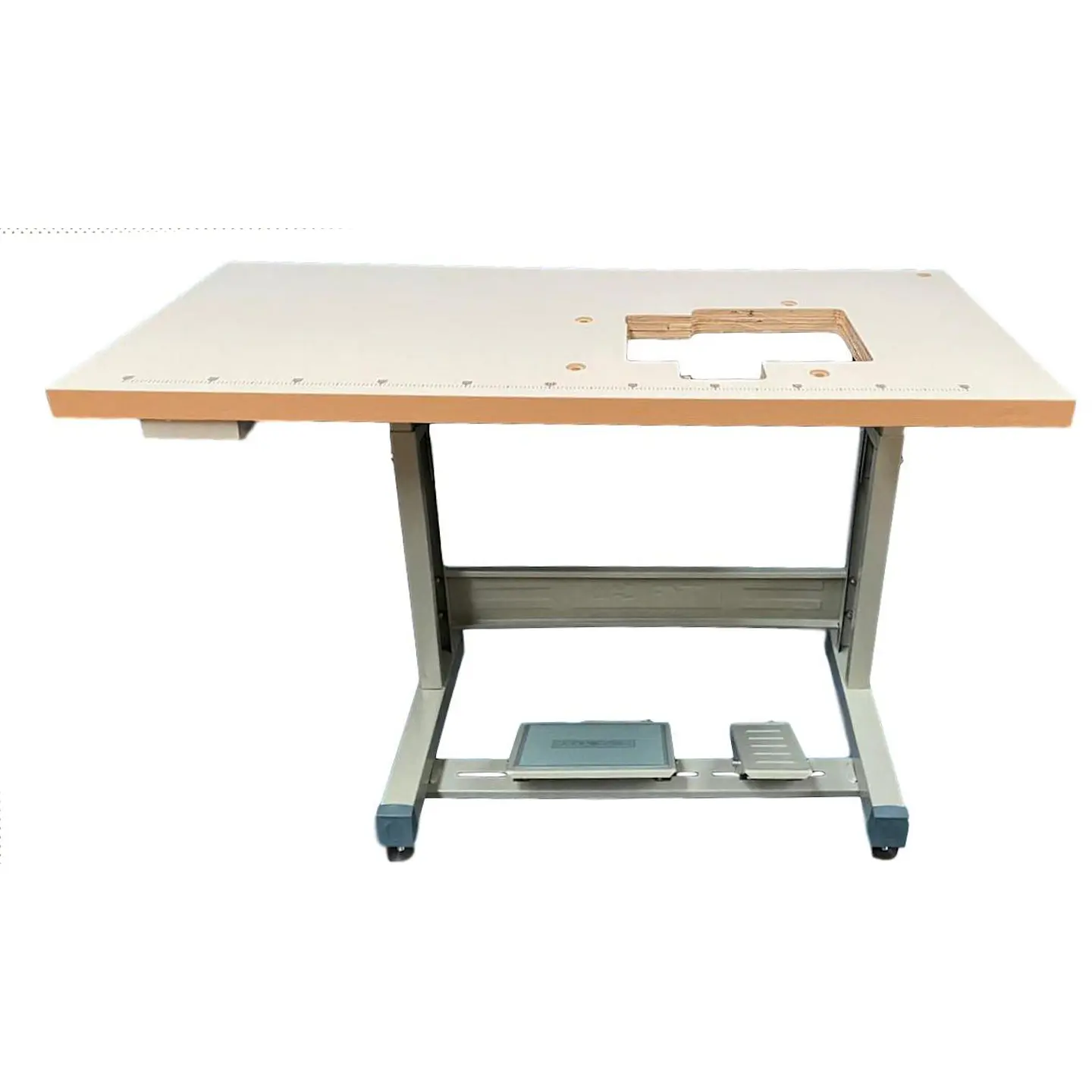 Mueble para Máquina Overlock Industrial – Motor Directo / Adaptable a Motor de Embrague 1