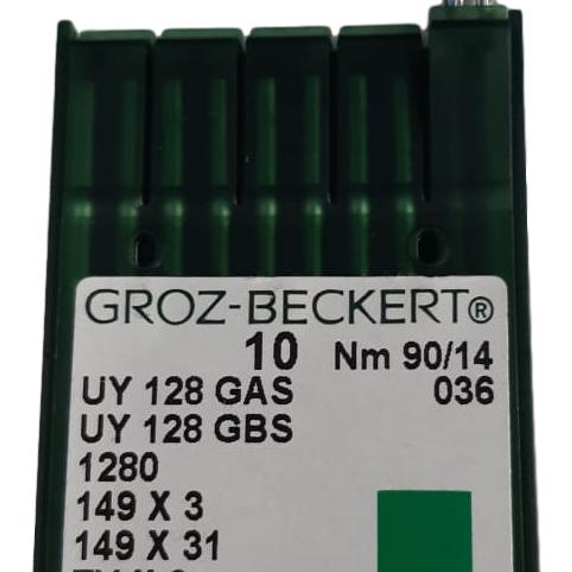 AGUJA GROZ BECKERT UYX128GAS - COLLERETERA O TAPACOSTURA INDUSTRAL  1