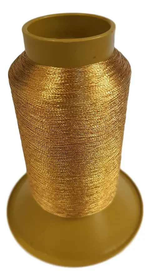 HILO BORDAR METALICO COLOR ORO 1000 MT LUMINA