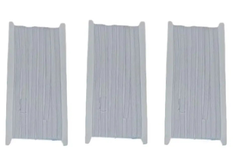 3 Unidades de Elastico Blanco 8mm x 10mt - 30mts 1