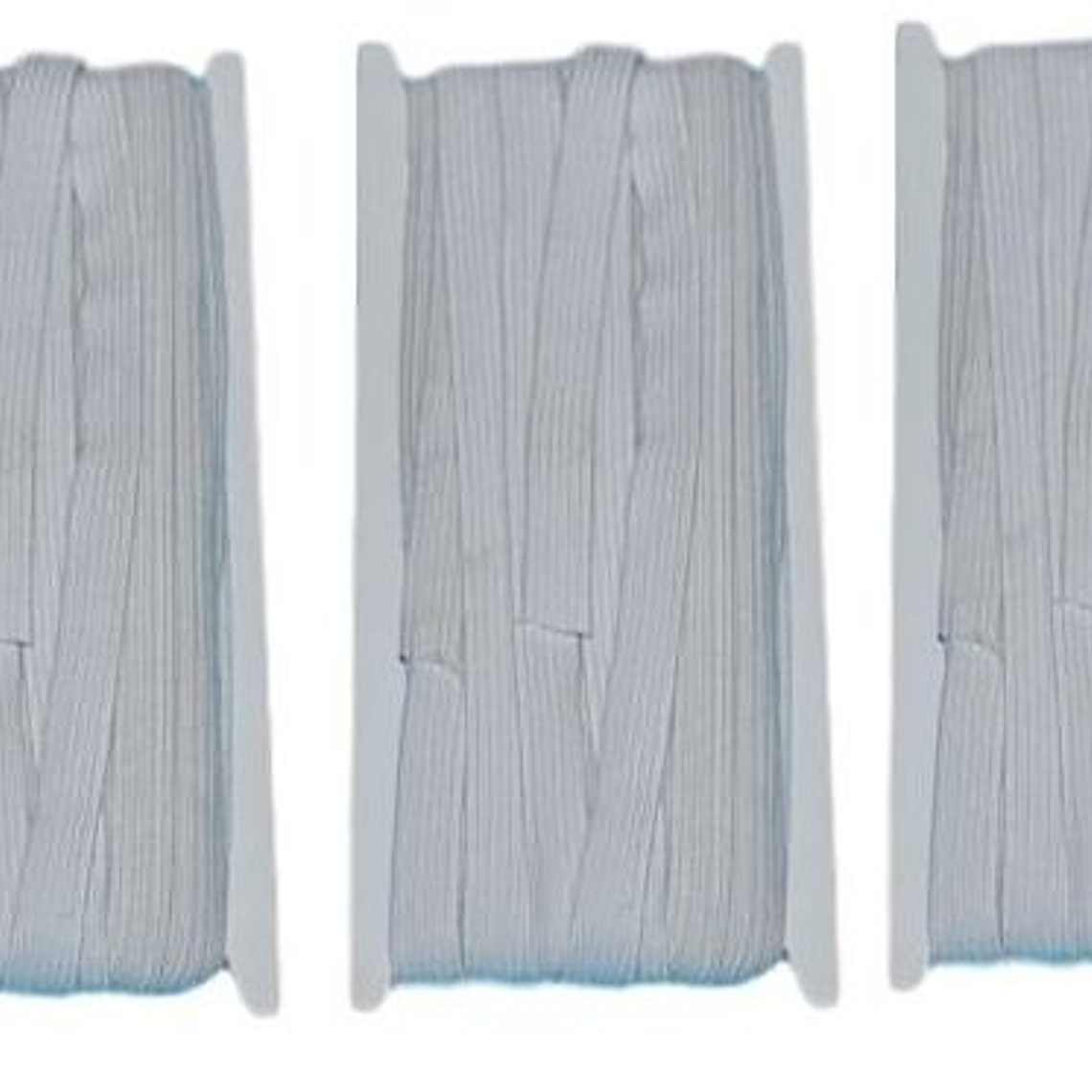 Pack 3x Elastico Blanco 10mm x 10m - 30m Total 1