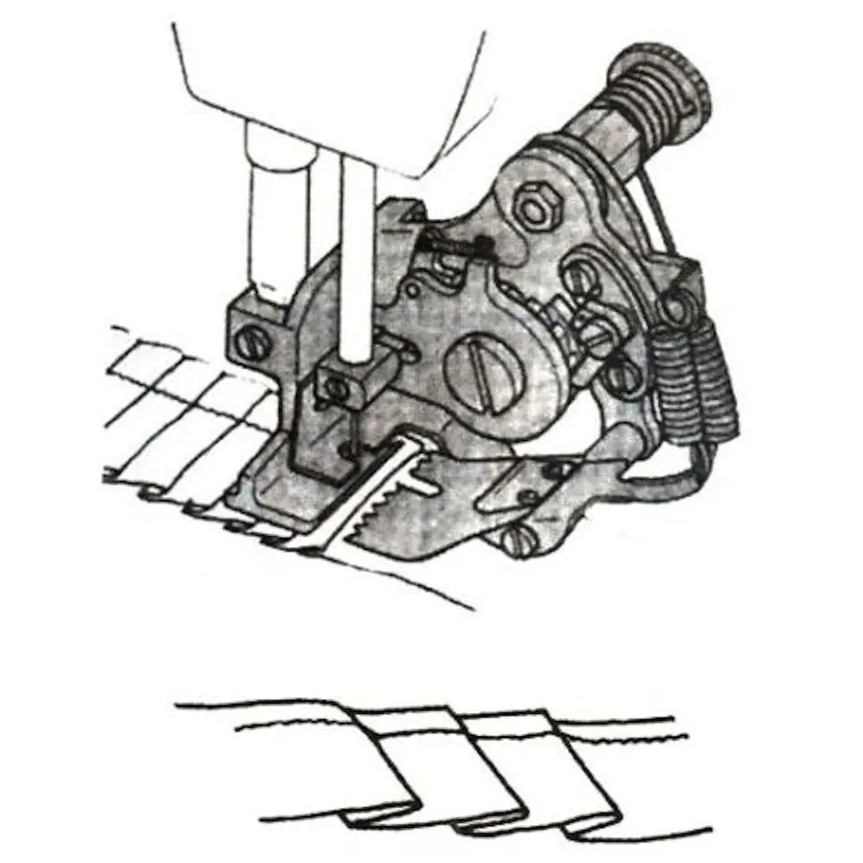 Ruffler G900E – Pie Fruncidor Plisador Talón Delgado para Máquina Recta Industrial (Juki, Brother, Singer, Consew, BSQ) 3
