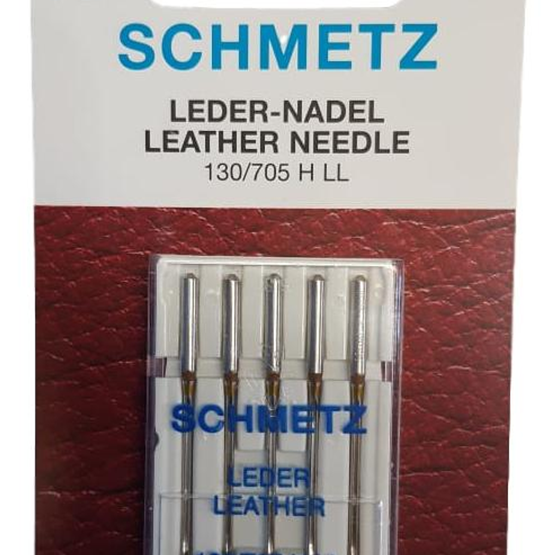Aguja SCHMETZ 130/705 HLL #110 (110/18) – Punto de corte para cuero 1