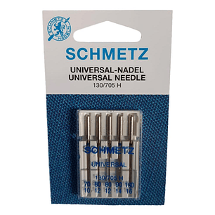 AGUJA SCHMETZ 130/705 H - SURTIDA ( 1#70 - 2#80  - 1#90  - 1#100)