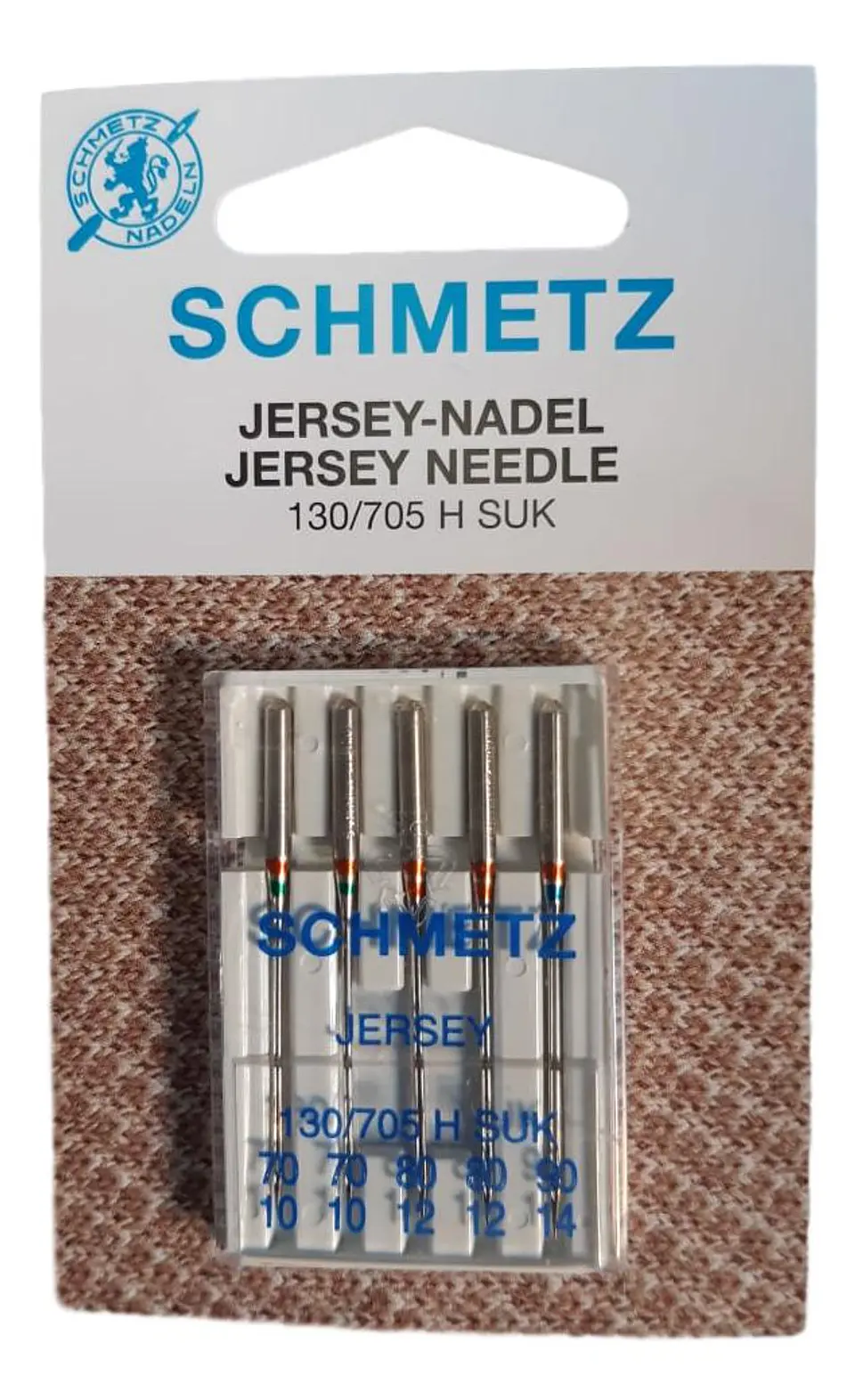 AGUJA SCHMETZ 130/705 H-SUK SURTIDA ( 2#70 - 2#80  - 1#90  ) 1