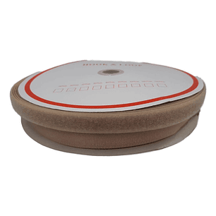 Velcro Beige  20 mm x 25 mt
