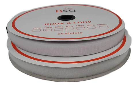 Velcro Blanco 20 mm x 25 mt
