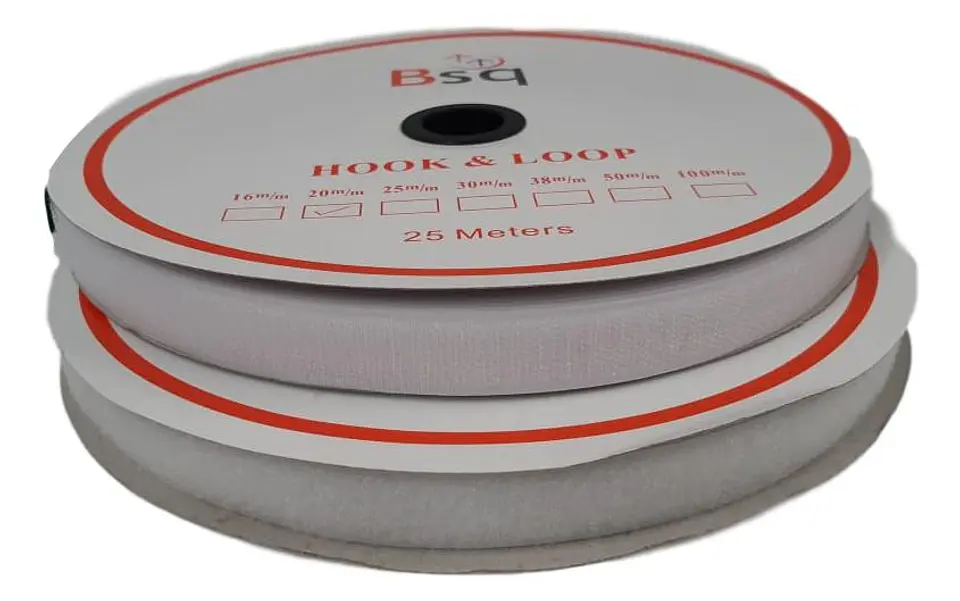 Velcro Blanco 20 mm x 25 mt 1