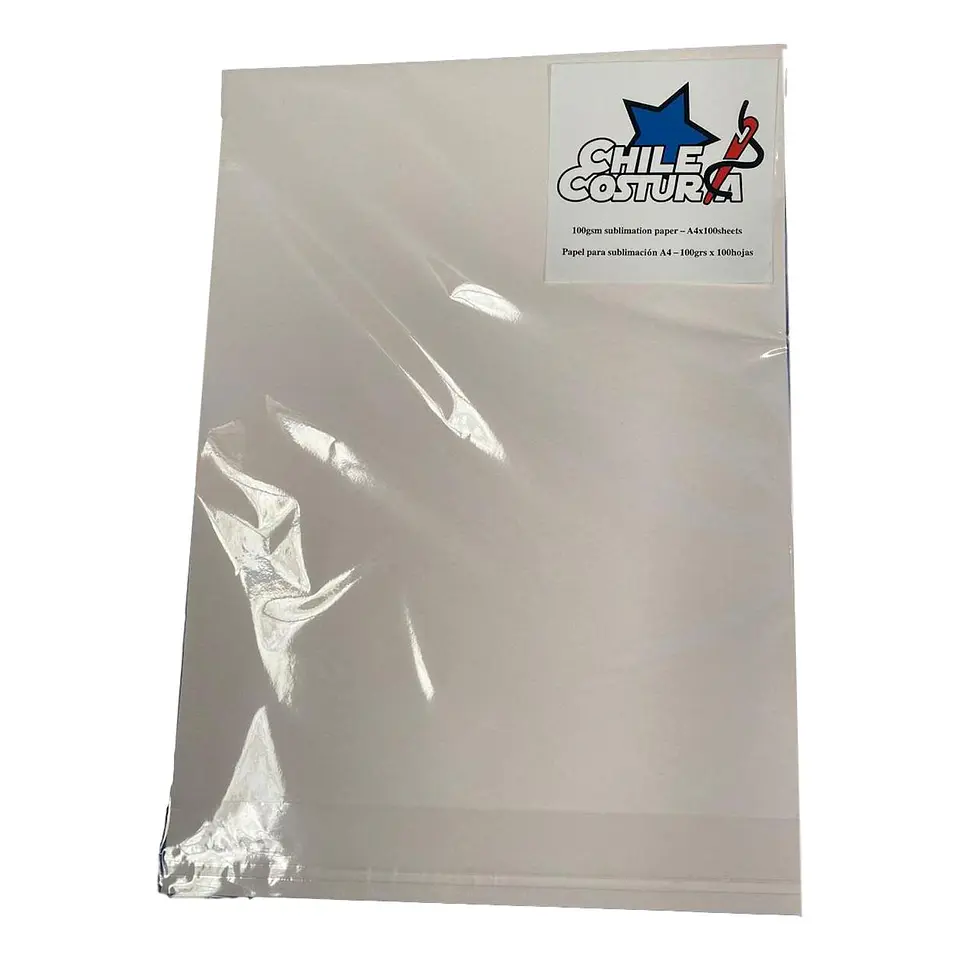 Resma Papel de Sublimación A4 x 100 Hojas SKYIMAGE 100gsm – Secado Rápido, Alta Transferencia, Recubrimiento Rosa | Impresión Textil y Objetos Sublimables 1