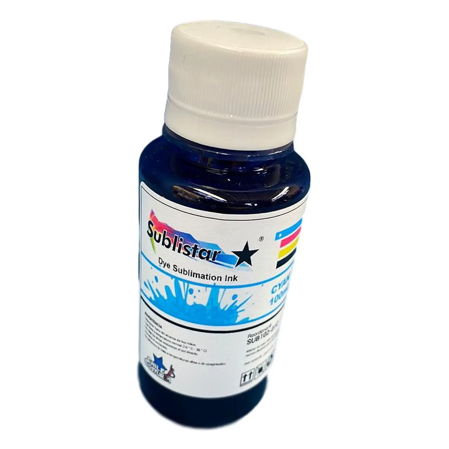 TINTA DE  SUBLIMACION  CYAN 100 CC 1