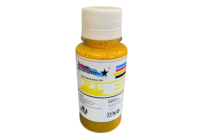 TINTA DE  SUBLIMACION  YELLOW 100 CC