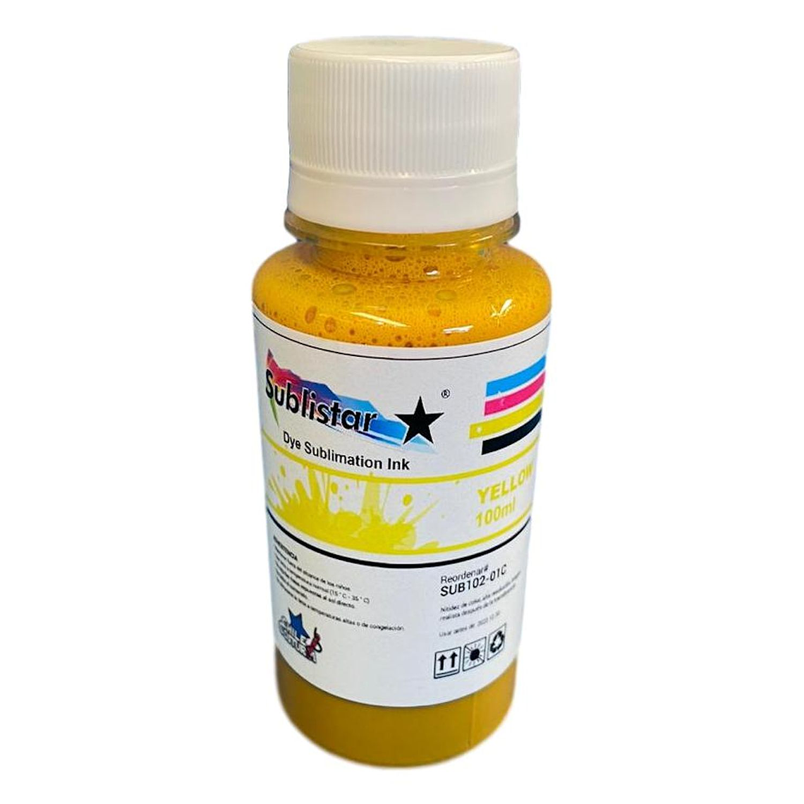 TINTA DE  SUBLIMACION  YELLOW 100 CC 1