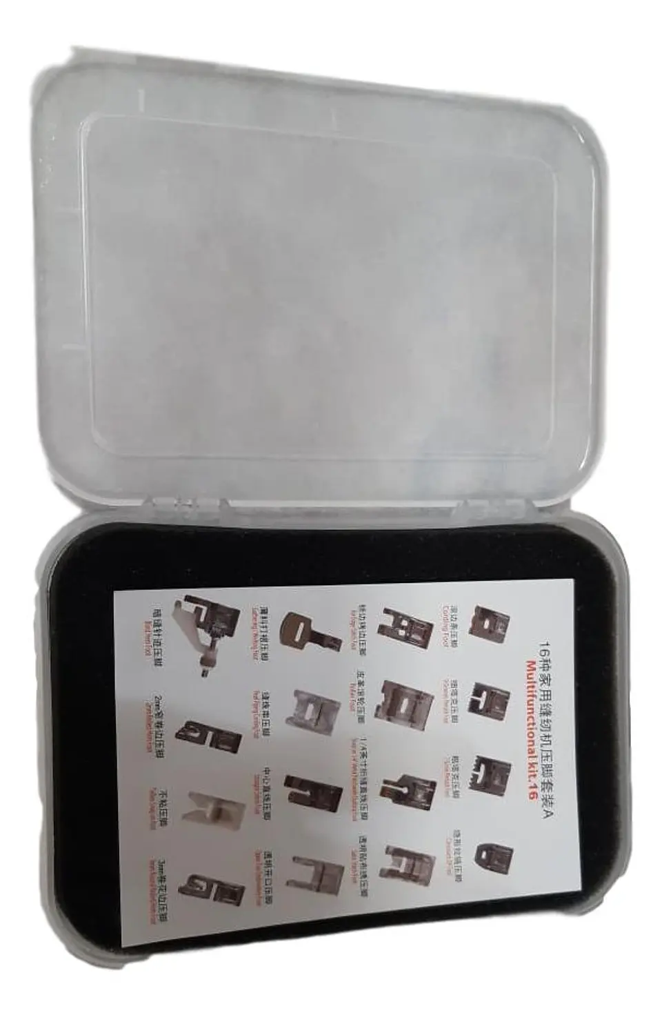 CAJA  CON 16 PRENSATELAS MAQUINAS DE COSER 2