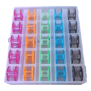 25 Carreteles de Colores para Máquinas Alfa y Otras Marcas