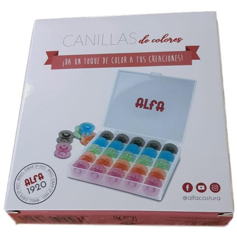 25 Carreteles de Colores para Máquinas Alfa y Otras Marcas 3