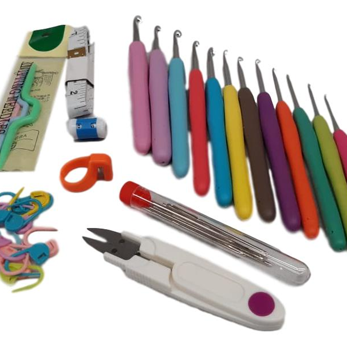 SET DE 12 CROCHET  Y ACCESORIOS 2