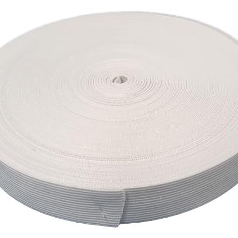 Elastico Blanco 2.5 cm - 25 Metros 2