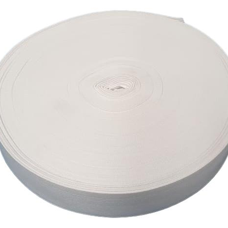 Elástico 3 cm Blanco - Pza de 25 mts para Confeccion 1