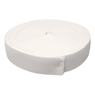 Cinta Elástica 3.5 cm Blanco - 25 mts