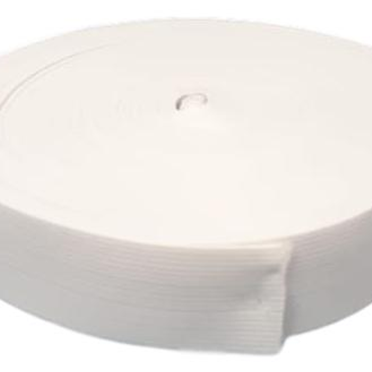 Cinta Elástica 3.5 cm Blanco - 25 mts 1