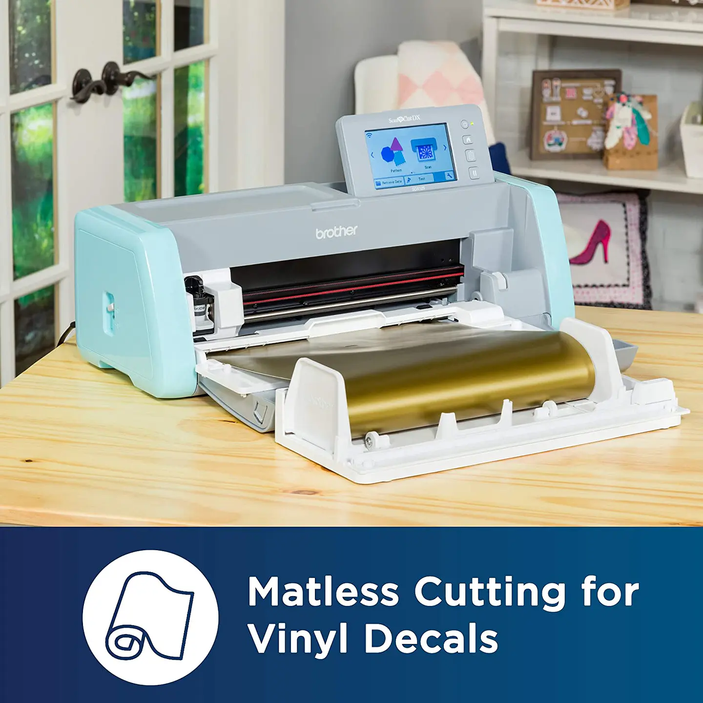 ALIMENTADOR DE ROLLO DE VINILO  PARA SCAN N CUTSDX125 - SDX225 4