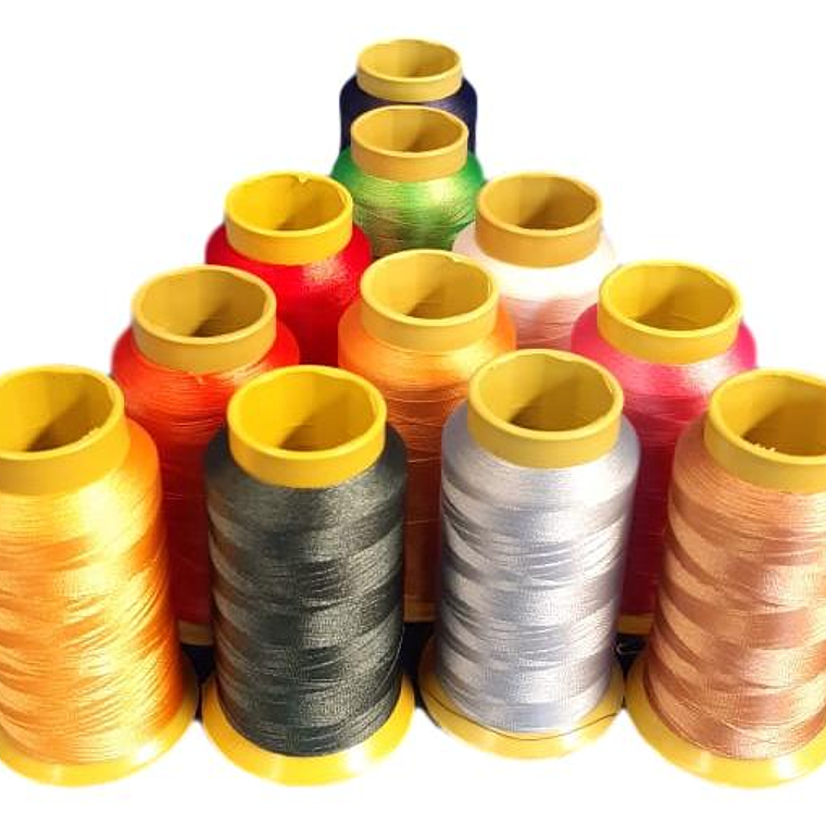 PACK 11 UNIDADES - HILO DE BORDAR LUMINA 1000 MTS - TITULO 120 1
