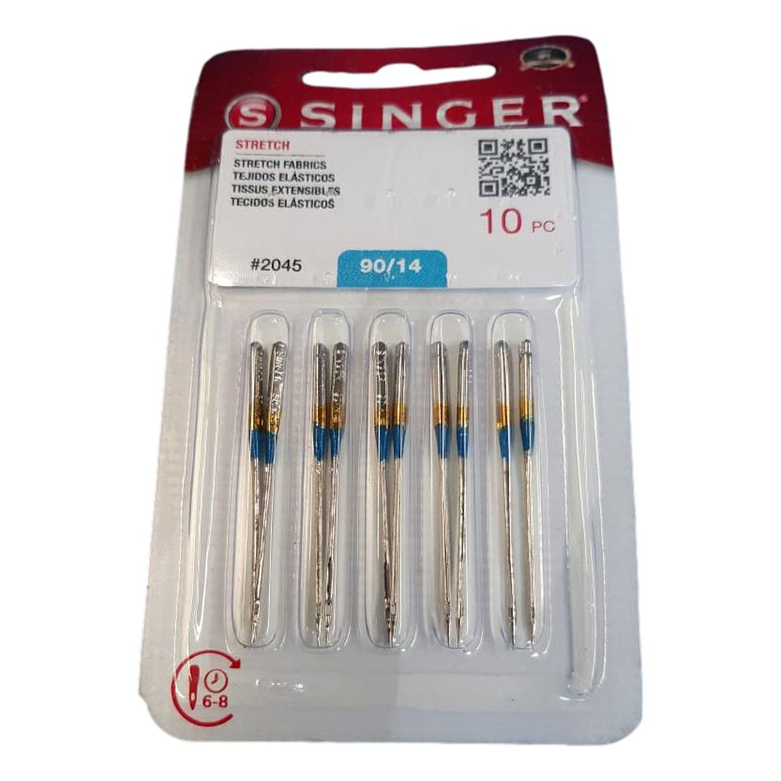 Aguja Singer 2045 #14-90 - Blister 10 Unid 1