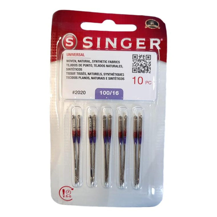 Aguja Singer 2020 #16-100 - Blister 10 Unid 1