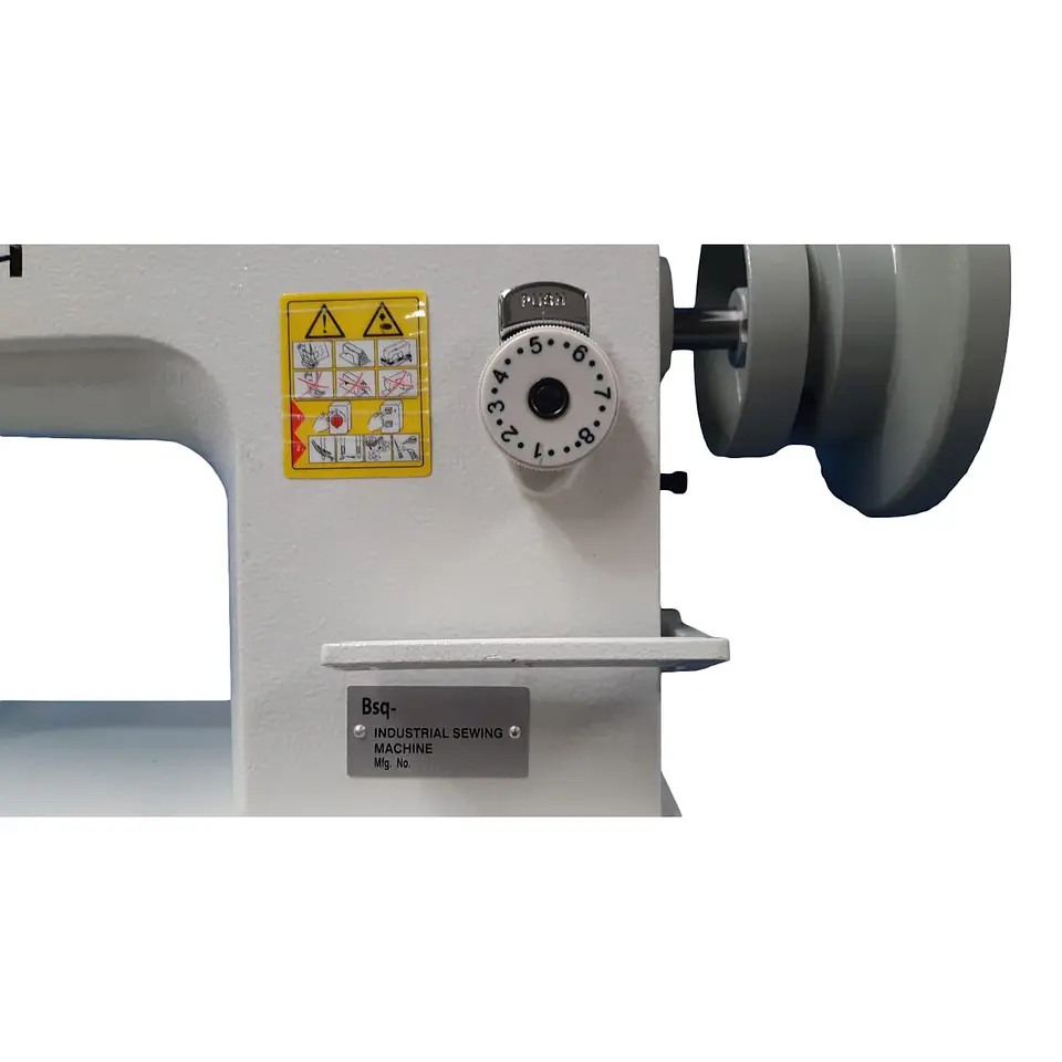 Recta Industrial BSQ MOD 303 Arrastre Combinado – Tapicería y Textiles Pesados, 3000 p/min, Mesa incluida 5