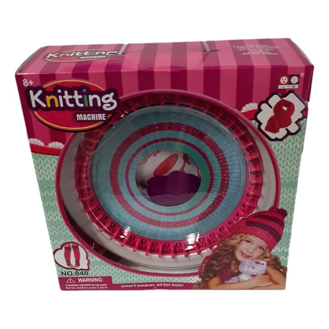 Máquina de Tejer para Niños/Niñas | 40 Agujas | 23 cm 2