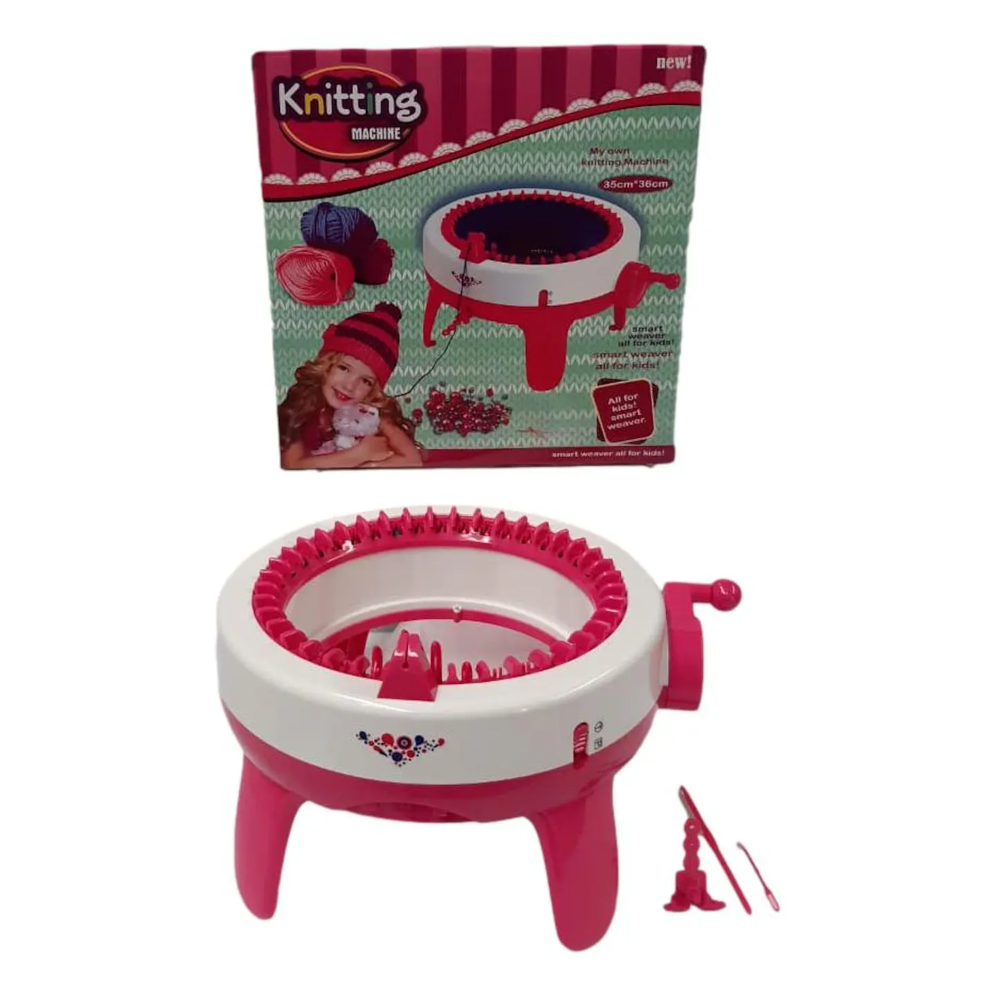 Máquina de Tejer para Niños/Niñas | 40 Agujas | 23 cm 1