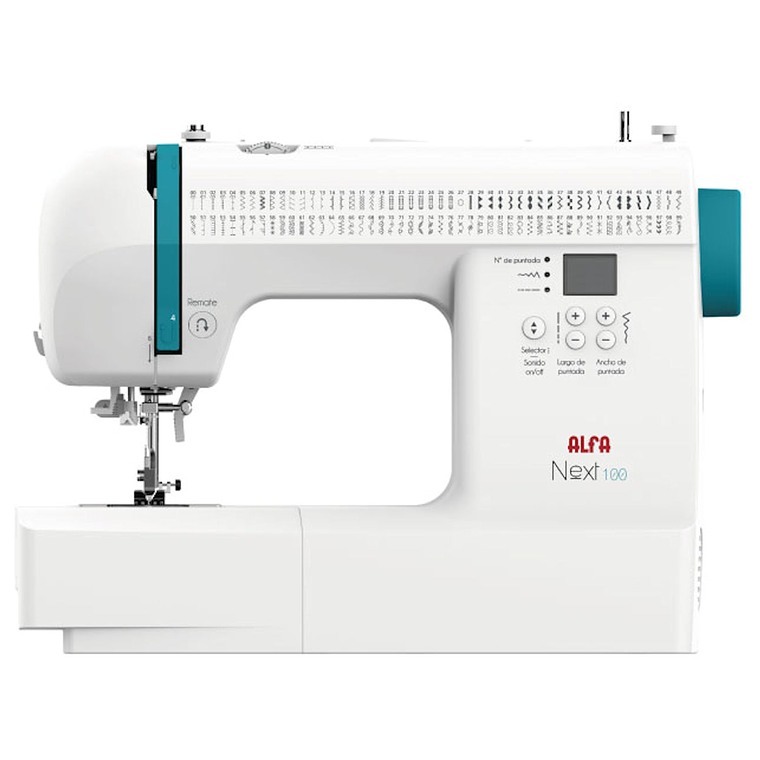 MAQUINA DE COSER ELECTRONICA ALFA MOD NEXT 100+ 5