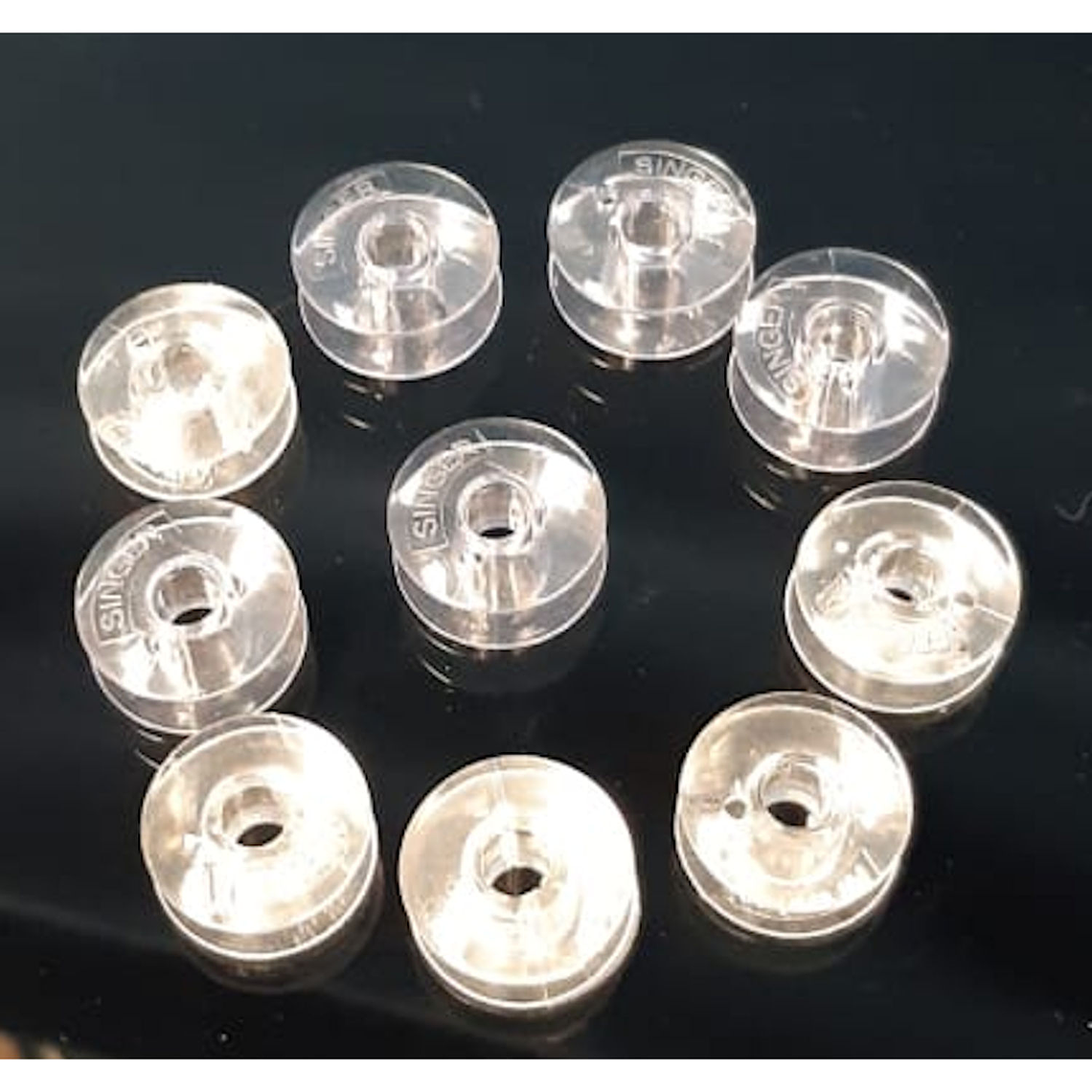 CARRETEL PLÁSTICO  SINGER - PACK 10 UNIDADES 1