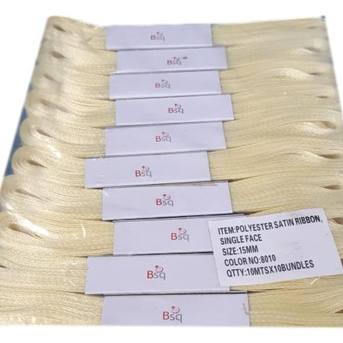 CINTA SATIN AMARILLO CLARO BSQ 15 MM X 100 MT 1
