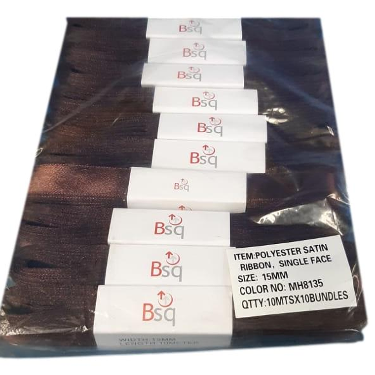 CINTA CAFE OSCURO BSQ 15 MM X 100 MT 1