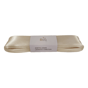 CINTA SATIN BSQ 25 MM X PIEZA DE 10 MT COD 8004