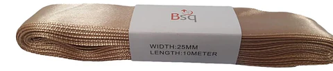 CINTA SATIN BSQ 25 MM X PIEZA DE 10 MT COD 8006