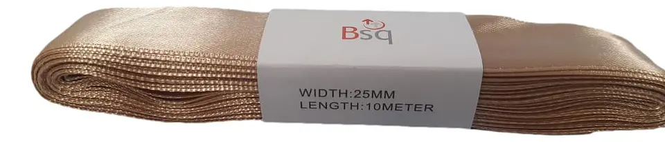 CINTA SATIN BSQ 25 MM X PIEZA DE 10 MT COD 8006 1