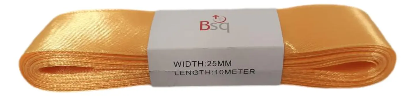 CINTA SATIN BSQ 25 MM X PIEZA DE 10 MT COD 8013 1