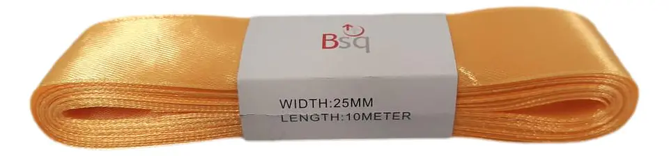 CINTA SATIN BSQ 25 MM X PIEZA DE 10 MT COD 8013 1