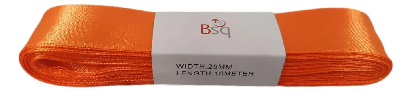 CINTA SATIN BSQ 25 MM X PIEZA DE 10 MT COD 8020 1