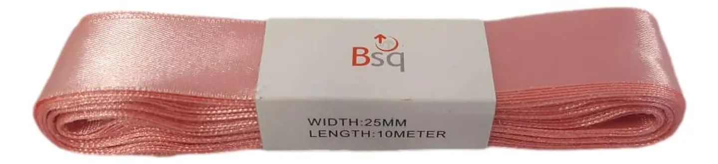 CINTA SATIN BSQ 25 MM X PIEZA DE 10 MT COD 8034 1