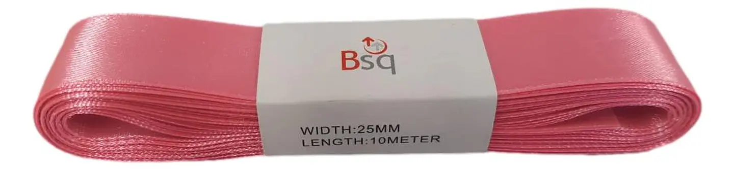 CINTA SATIN BSQ 25 MM X PIEZA DE 10 MT COD 8039 1