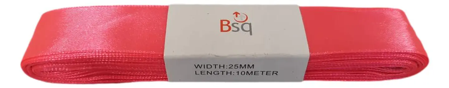 CINTA SATIN BSQ 25 MM X PIEZA DE 10 MT COD 8040 1