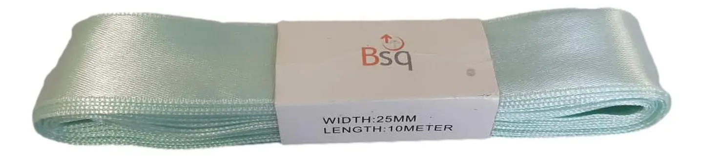 CINTA SATIN BSQ 25 MM X PIEZA DE 10 MT COD 8063 1