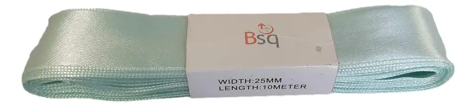 CINTA SATIN BSQ 25 MM X PIEZA DE 10 MT COD 8063 1